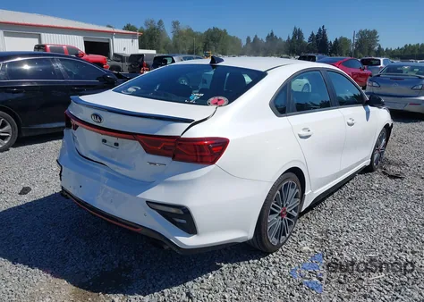 2021 Kia Forte Gt z USA, uszkodzony, nr VIN 3KPF44AC6ME412905